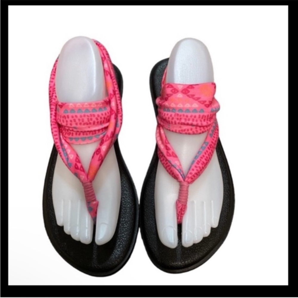 ❤️$6 THIS WEEKEND ONLY❤️ SANUK PINK SLINGBACK YOGA SANDALS